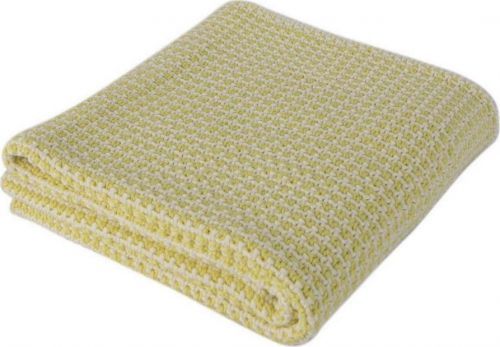 Žlutá dětská bavlněná deka Homemania Decor Fluffy, 90 x 90 cm