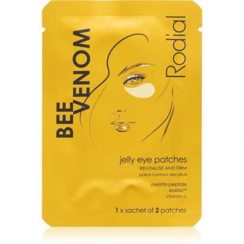 Rodial Bee Venom Jelly Eye Patches zpevňující gelové polštářky pod oči se zklidňující účinkem 4x2 ks