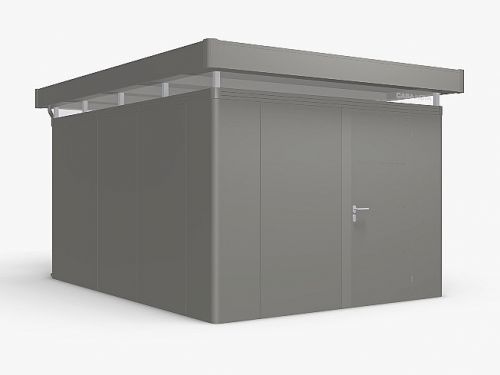 Biohort Zahradní domek BIOHORT CasaNova 330 x 430 (šedá křemen metalíza) orientace dveří vpravo