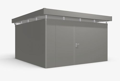 Biohort Zahradní domek BIOHORT CasaNova 430 x 430 (šedá křemen metalíza) orientace dveří vpravo
