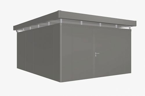 Biohort Zahradní domek BIOHORT CasaNova 430 x 530 (šedá křemen metalíza) orientace dveří vpravo