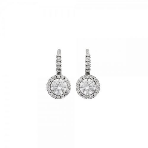 Náušnice se syntetickými kameny 336-087-000950 3.50g