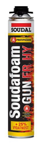 Protipožární montážní pěna Soudal Soudafoam FR-HY GUN 750 ml pistolová