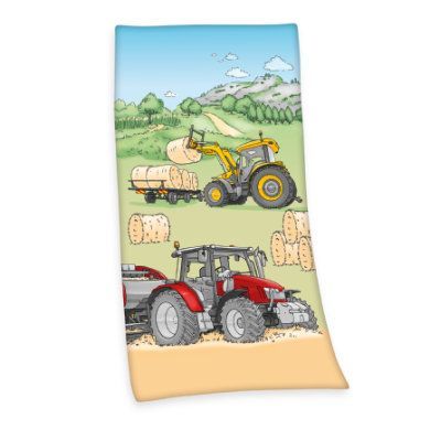 babybest® Ručník Traktor 75 x 150 cm
