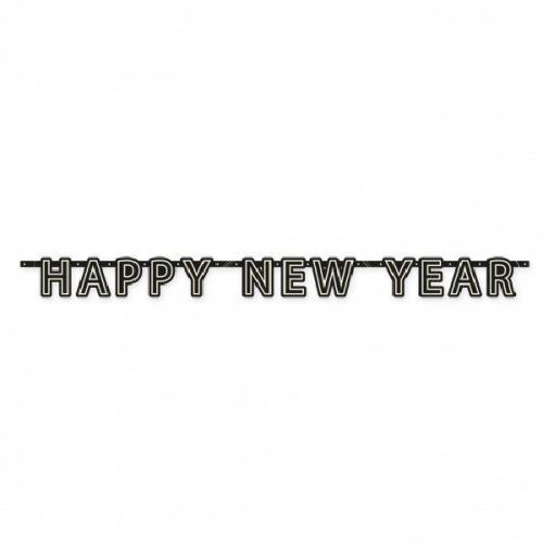 BANNER Happy New Year Elegant 180x13,2cm