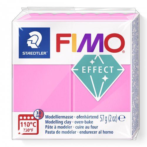 FIMO NEON efekt 57g RŮŽOVÁ