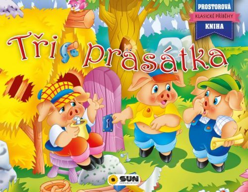 Prostorová kniha - tři prasátka
