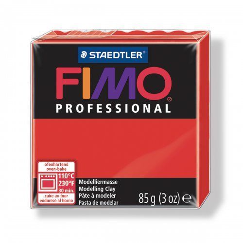 FIMO Professional ČERVENÁ ZÁKLADNÍ 85 g