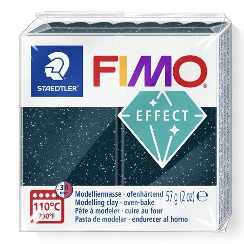 FIMO efekt 57g HVĚZDNÝ PRACH ČERNÁ
