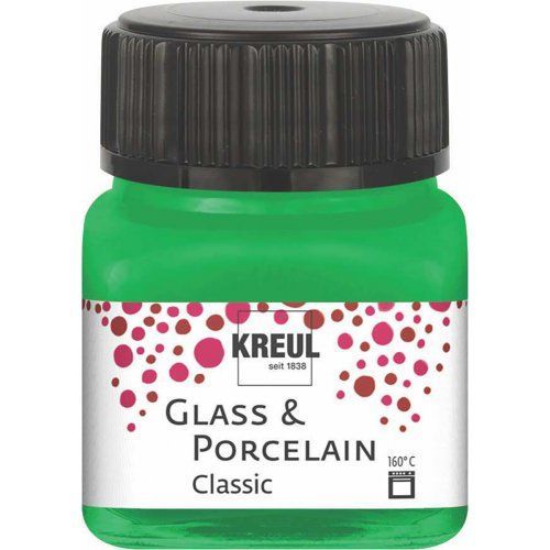 Barva na sklo a porcelán KREUL classic 20 ml ZELENÁ