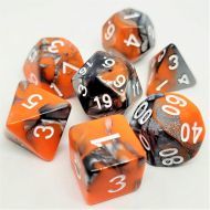 Dice4friends Dice Set Confetti: Racing Orange (7)