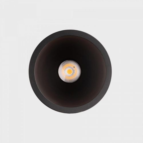 KOHL-Lighting NOON zapuštěné svítidlo s rámečkem pr.93 mm černá 38° 10 W CRI >80 2700K PHASE CUT