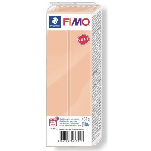 FIMO soft TĚLOVÁ 454 g blok