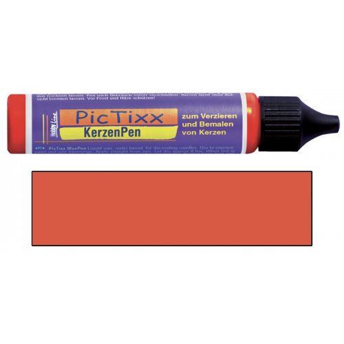 PicTixx 3D Voskové pero pro malování svíček 29 ml oranžová