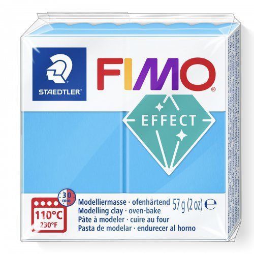 FIMO efekt 57g TRANSPARENTNÍ MODRÁ