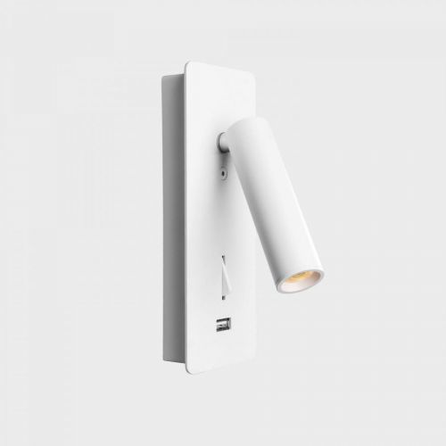KOHL-Lighting SIGN nástěnné svítidlo 70 X 30 mm bílá 3 W CRI >80 3000K Non-Dimm
