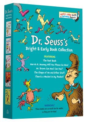 Dr. Seuss Bright & Early Book Collection - The Foot Book; Marvin K. Mooney Will You Please Go Now!; Mr. Brown Can Moo! Can You?, The Shape of Me and Other Stuff; There's a Wocket in My Pocket!