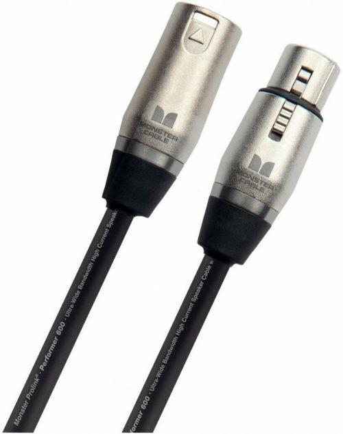 Monster Cable Prolink Performer 600 10FT XLR Microphone Cable Černá 3 m