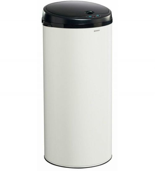 Rossignol Bezdotykový odpadkový koš Sensitive Plus, 93560, 45 L, bílý, RAL 9016