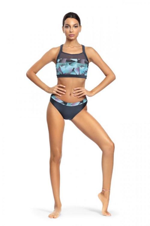 Dámské dvoudílné plavky S47N - tyrkysová - Self - M - tyrkysová