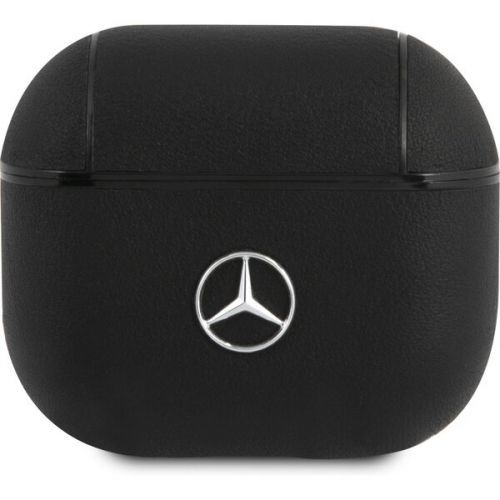 Mercedes kožené pouzdro pro AirPods 3, černý
