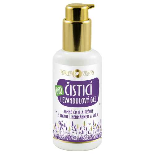 Purity Vision Bio Levandulový čisticí gel s mandlí, heřmánkem a vit. E 100ml