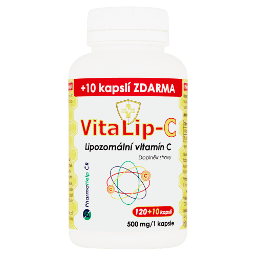 VitaLip-C - lipozomální vitamín C 120+10 kapslí
