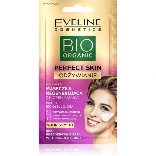 Eveline Cosmetics Perfect Skin Manuka Honey intenzivní regenerační maska s medem 8 ml