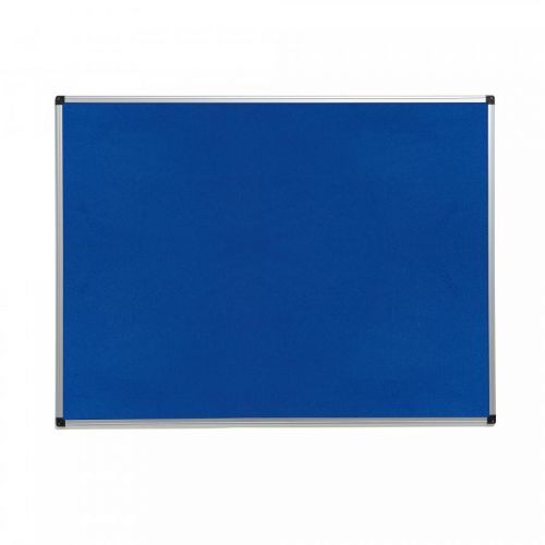 Nástěnka, 900x1200 mm, modrá, hliníkový rám