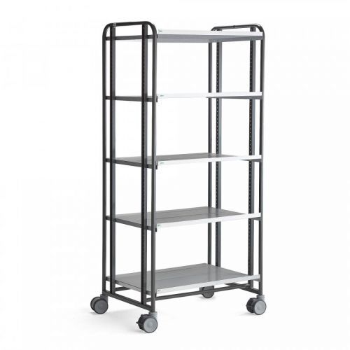 Policový vozík Angle, 5 polic, 877x638x1850 mm