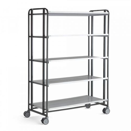 Policový vozík Angle, 5 polic, 1277x638x1850 mm