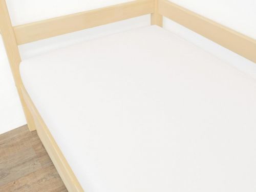 Benlemi Jednolůžkové hřejivé mikroplyšové prostěradlo Zvolte barvu: Bílá, Rozměr: 70 x 160 cm