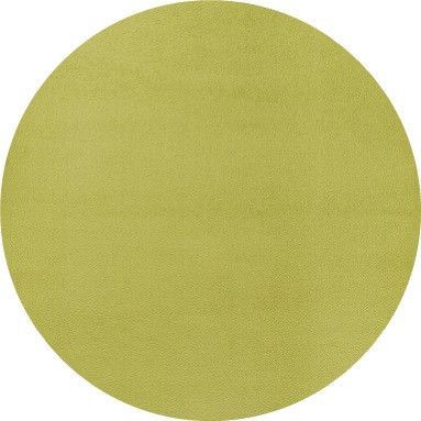 Hanse Home Collection koberce Světle zelený kulatý Koberec Fancy 103009 Grün kruh - 133x133 (průměr) kruh cm Zelená