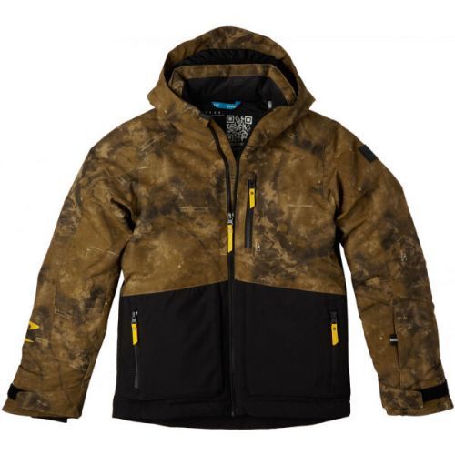 O'Neill TEXTURE JACKET  176 - Chlapecká lyžařská/snowboardová bunda