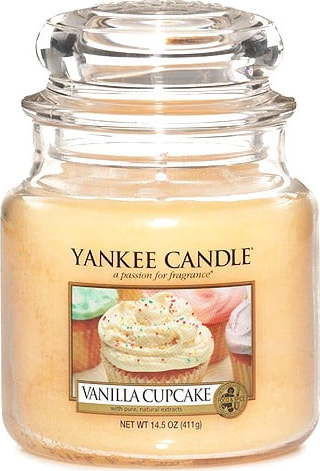 Vonná svíčka Yankee Candle Vanilkový Košíček, doba hoření 65 hodin