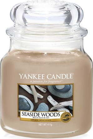 Vonná svíčka Yankee Candle Seaside Woods, doba hoření 65 h