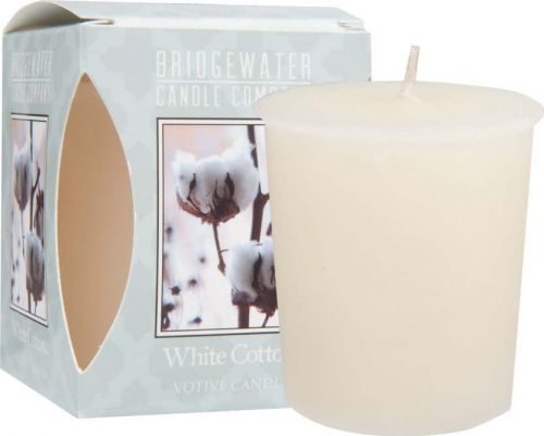 Vonná svíčka Bridgewater Candle Company White Cotton, 15 hodin hoření