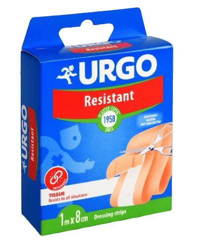 URGO RESISTANT Odolná náplast 1mx8cm NOVÁ