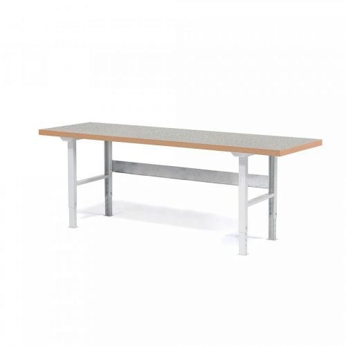 Dílenský stůl SOLID, 2500x800 mm, nosnost 750 kg, vinyl