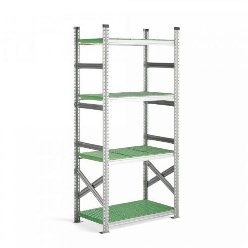 Regál na potraviny Transform, 1970x900x500 mm, zelené police