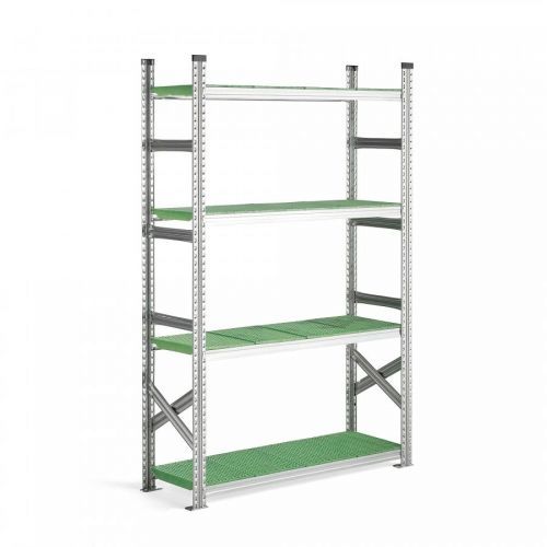 Regál na potraviny Transform, 1970x1200x400 mm, zelené police