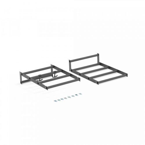 Odkládací police mezi skříně, 2 háčky, 300 mm