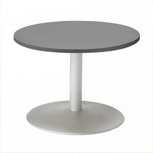 Konferenční stolek Monty, Ø700 mm, šedá/šedá