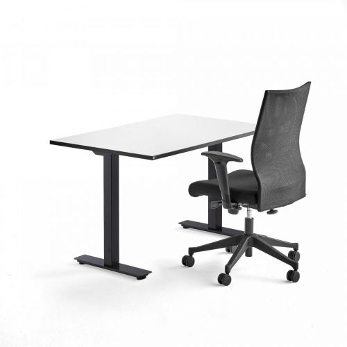 Kancelářská sestava: stůl Nomad a židle Milton