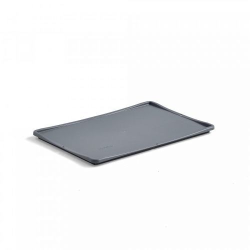 Víko na plastovou přepravku AJ Euro, 600x400 mm