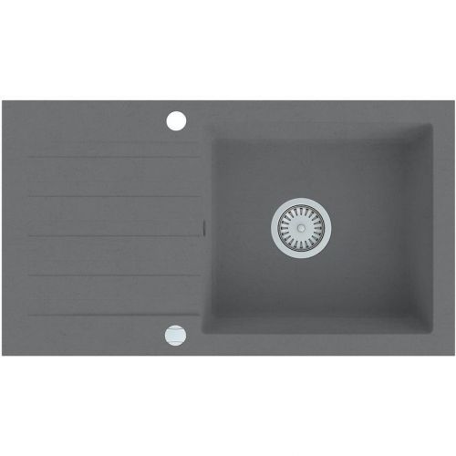 Dřez Granitový 1k 780x440 Šedá