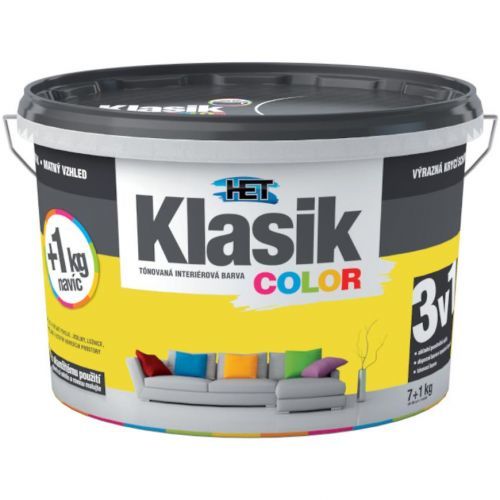 Het Klasik Color 0618 žlutý sytý 7+1kg