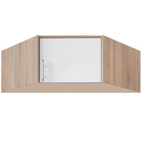 Nástavec Na Skříň Smart 95 cm Dub Sonoma/Bílá