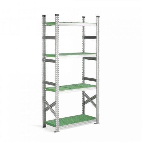 Regál na potraviny Transform, 1970x900x400 mm, zelené police