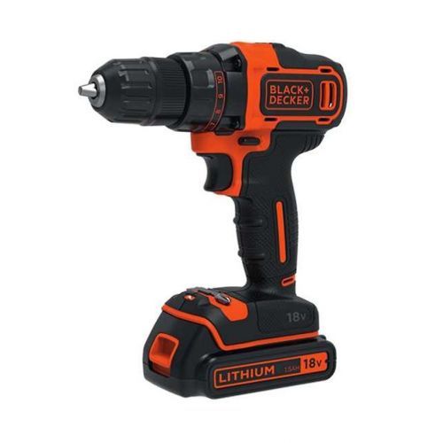 Aku vrtací šroubovák Black&Decker BDCDD186KB 18V 2xAKU